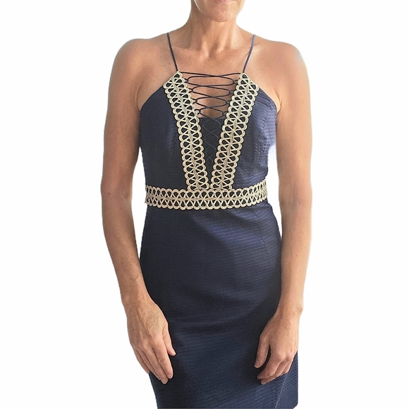 Lilly Pulitzer Dresses & Skirts - LILLY PULITZER Trista Shift Dress in True Navy